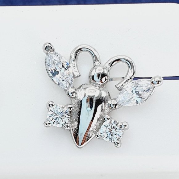 925 Sterling Silver CZ Stud Earrings for Women/Girl, US925P1226 - Picture 9 of 10